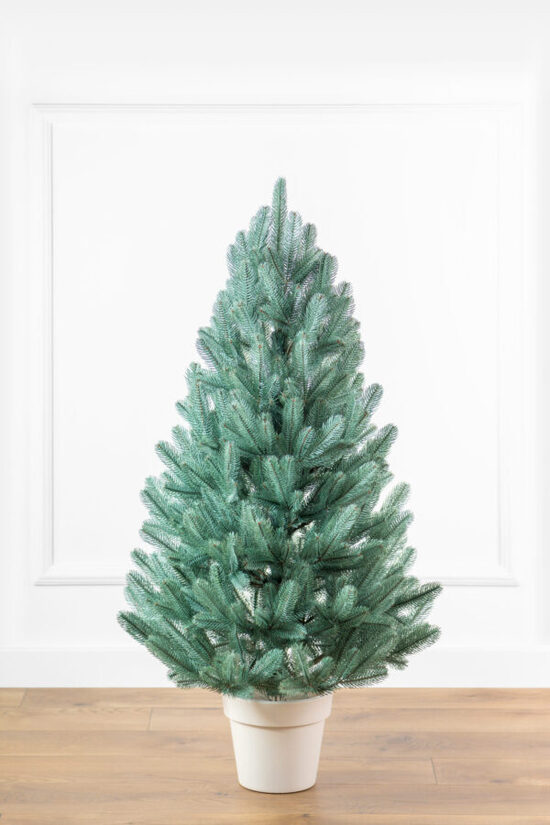 Ziemassvētku egle podā Lapland